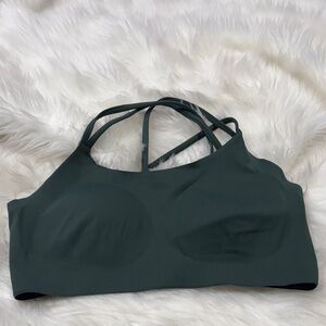 Offline by Aerie Dark Green Goals Strappy Sports Bra